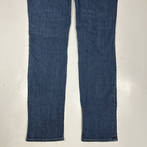 J Brand Women Skinny Leg Fray Denim Jeans Blue Medium Wash Mid Rise Stretch  32 - Picture 9 of 9